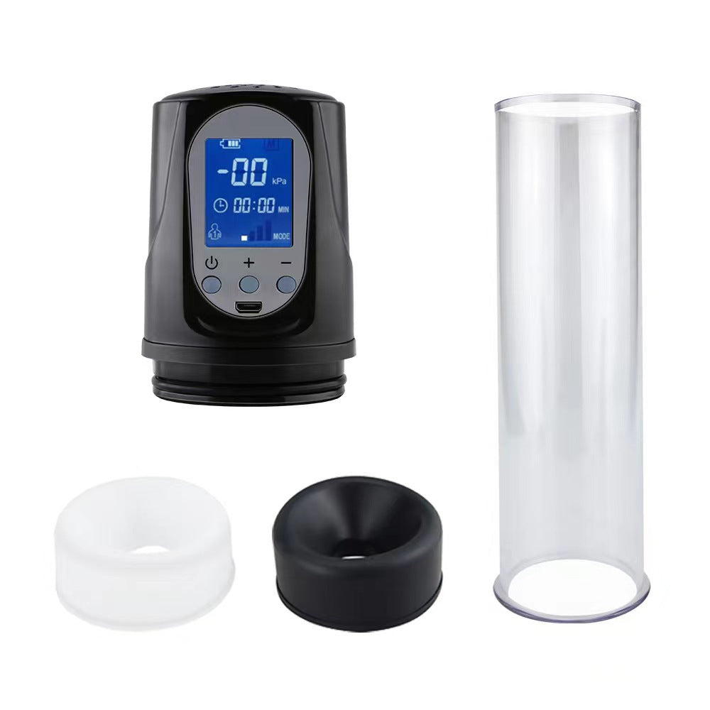 Luxerouse LCD screen negative pressure erection device penis stretching exerciser