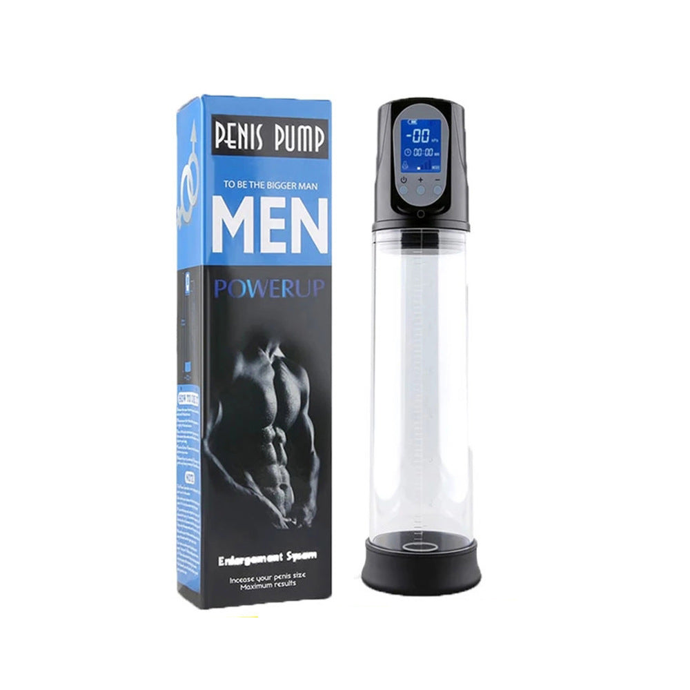 Luxerouse LCD screen negative pressure erection device penis stretching exerciser
