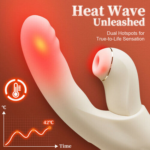 SVAKOM 4 IN 1 APP Control Thrusting Sucking Heating G-spot Vibrators