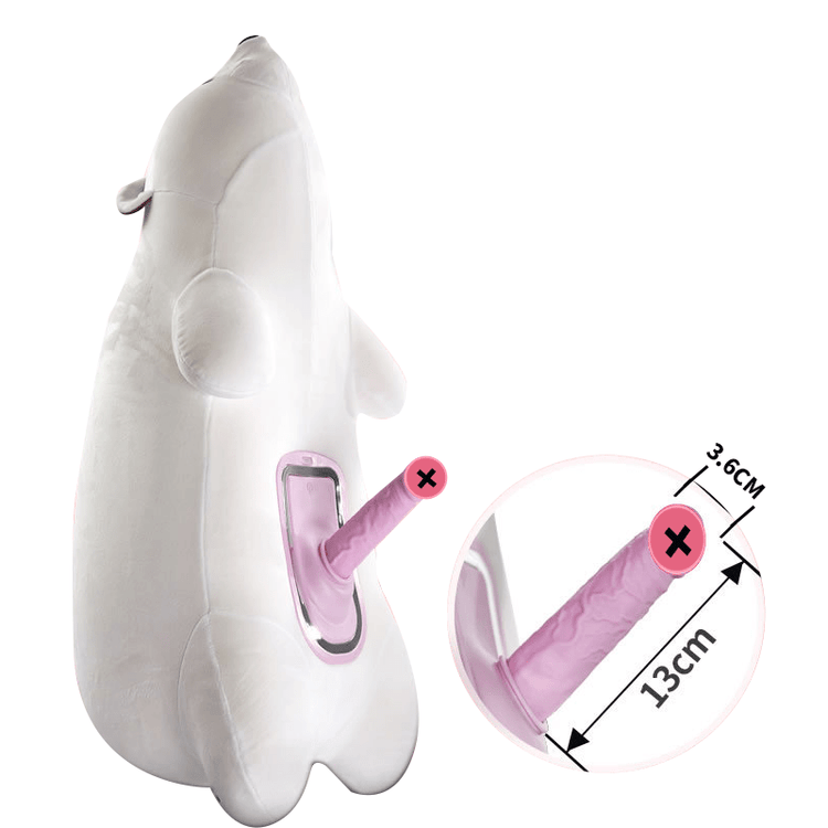 Luxerouse Discreet Infinity Pillow Polar Bear Remote Control Sex Machine