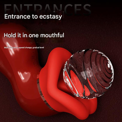 S-Hande Handheld Tongue Licker Female Masturbator Liquid Silicone Female Toy