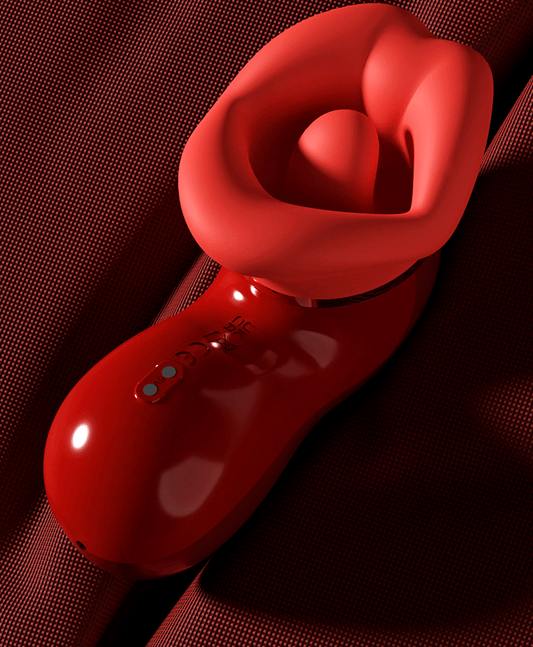 S-Hande Handheld Tongue Licker Female Masturbator Liquid Silicone Female Toy