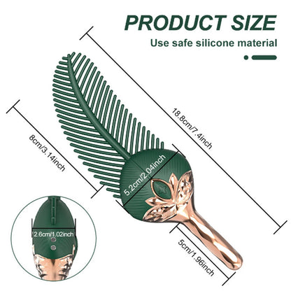 Luxerouse Peacock feather teasing 10 vibrator