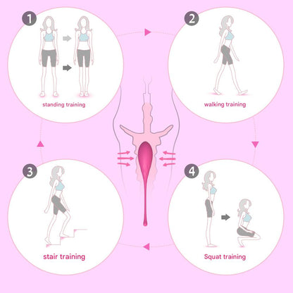 S-Hande  Shrink Vaginal Ball Female Postpartum Repair Pelvic Floor Muscle Trainer Private Part Tightening Vagina Dumbbell Ball