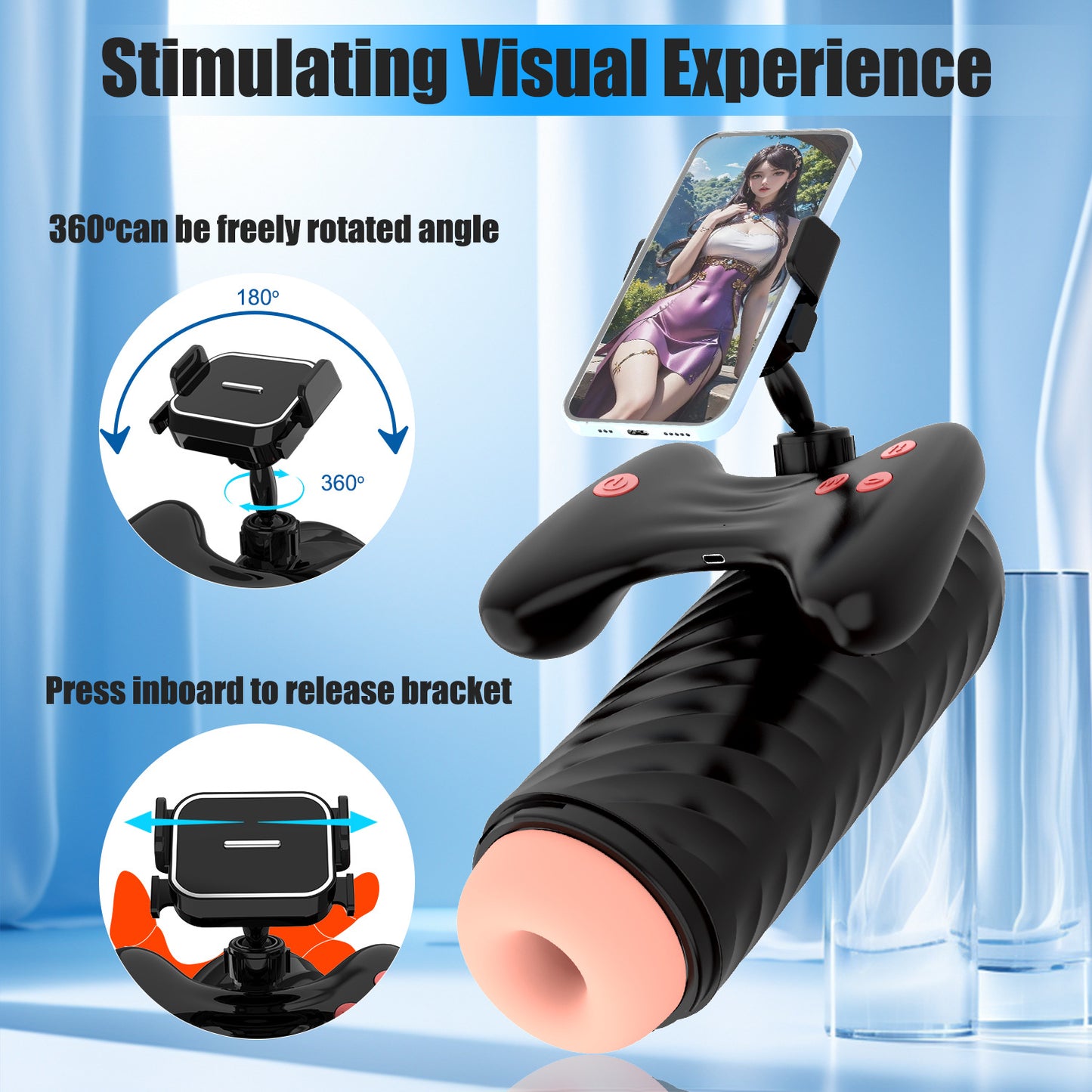 Luxerouse Men's Electric Fully Automatic Telescopic Game Controller