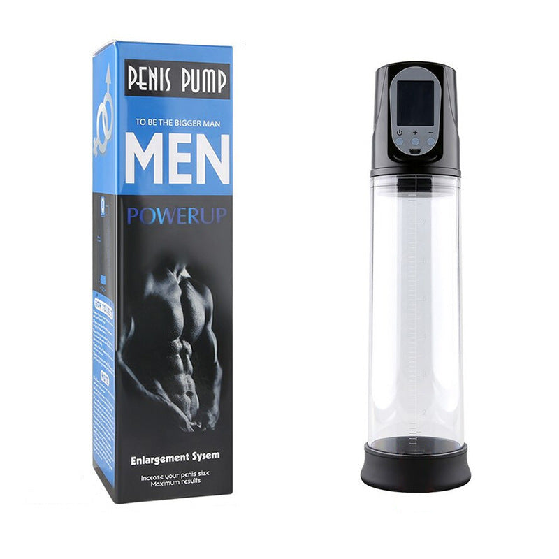 Luxerouse LCD screen negative pressure erection device penis stretching exerciser