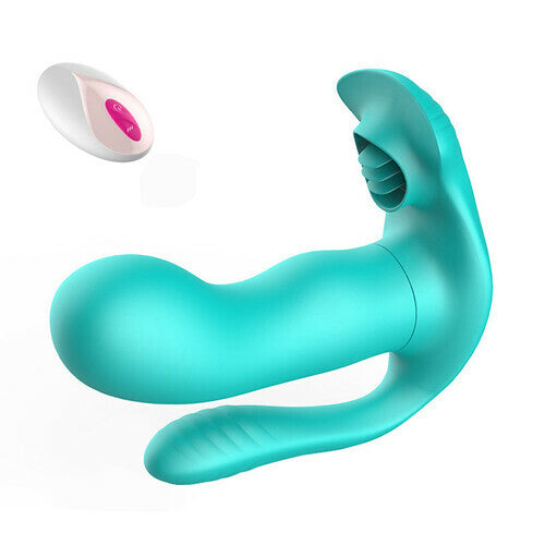 Luxerouse 3 in 1 Anal Vibrator Butt Plug With 9 Frequency Vibration