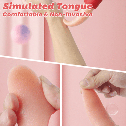Luxerouse Upgraded 2 IN 1 Flapping Tongue Clit Sucking G-spot Vibrator
