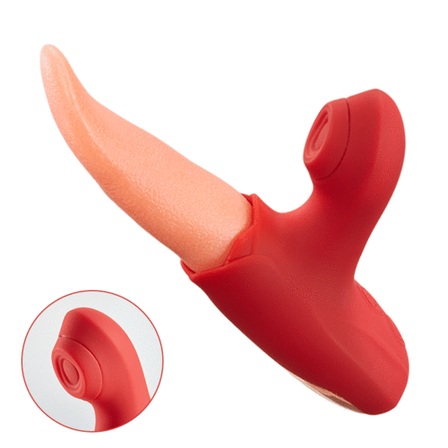 Luxerouse Upgraded 2 IN 1 Flapping Tongue Clit Sucking G-spot Vibrator
