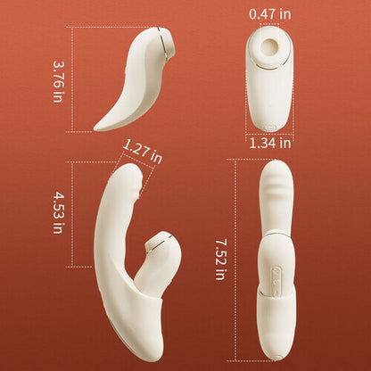 SVAKOM 4 IN 1 APP Control Thrusting Sucking Heating G-spot Vibrators