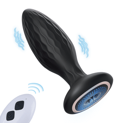 Luxerouse 360° Rotation & 9 Vibration Remote Control Anal Plug