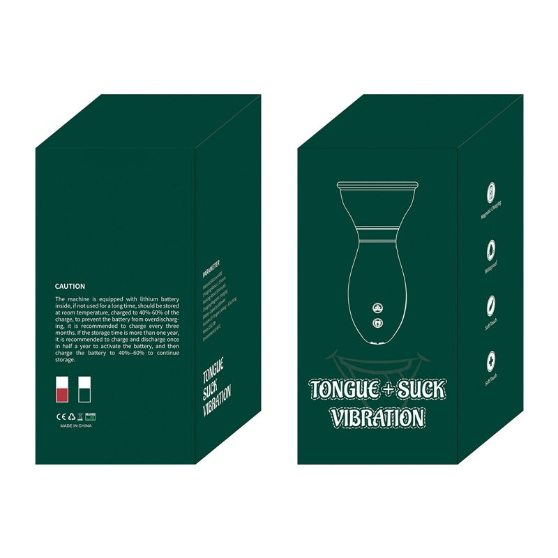 Luxerouse Clitoral Tongue Licking Sucking Breast Massage Vibrator