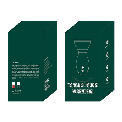 Luxerouse Clitoral Tongue Licking Sucking Breast Massage Vibrator