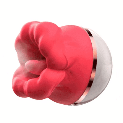 Luxerouse Red Lip Rose Vibrator Masturbator Rotating Sucking Big Mouth