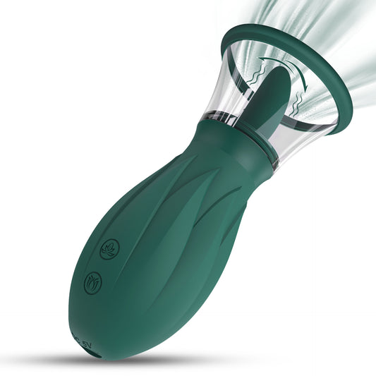 Luxerouse Clitoral Tongue Licking Sucking Breast Massage Vibrator
