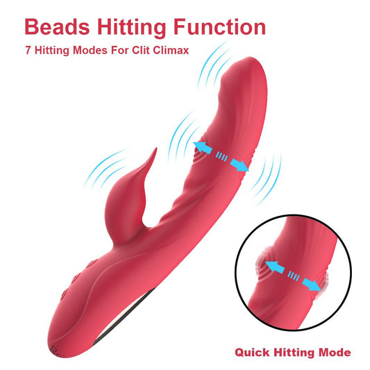 Luxerouse Tongue Licking and Slapping Vibrator G Click Orgasm