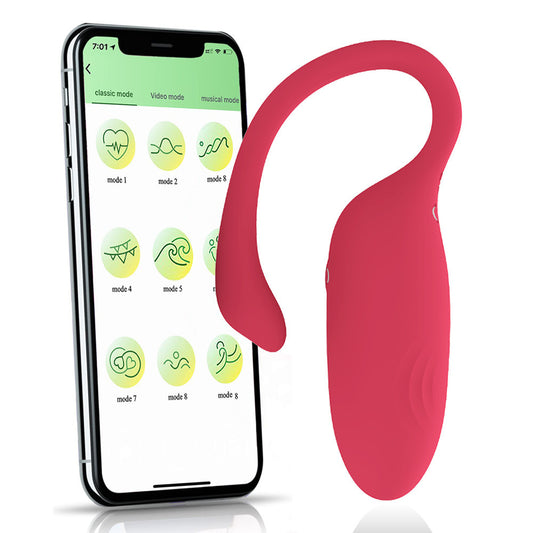 Luxerouse Silicone Vibrating Swan Egg Female Masturbator