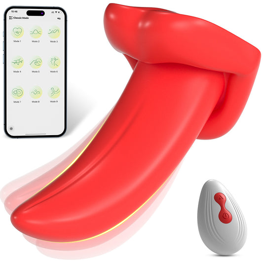 Luxerouse Simulated Tongue Wireless Remote Control or APP Remote control
