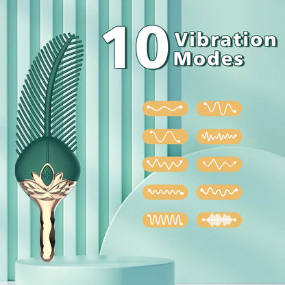 Luxerouse Peacock feather teasing 10 vibrator