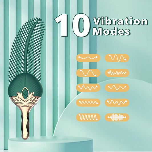 Luxerouse Peacock feather teasing 10 vibrator