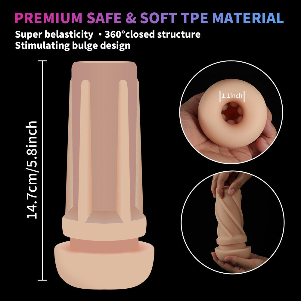Luxerouse Multifunctional Telescopic Aircraft Male Fully Automatic Clamp Sucking Cup