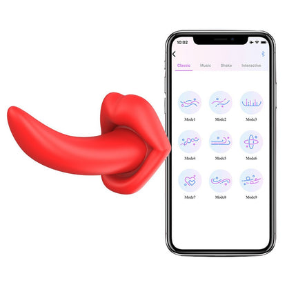 Luxerouse Simulated Tongue Wireless Remote Control or APP Remote control