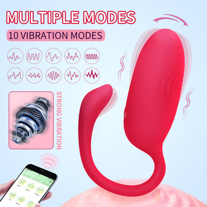 Luxerouse Silicone Vibrating Swan Egg Female Masturbator