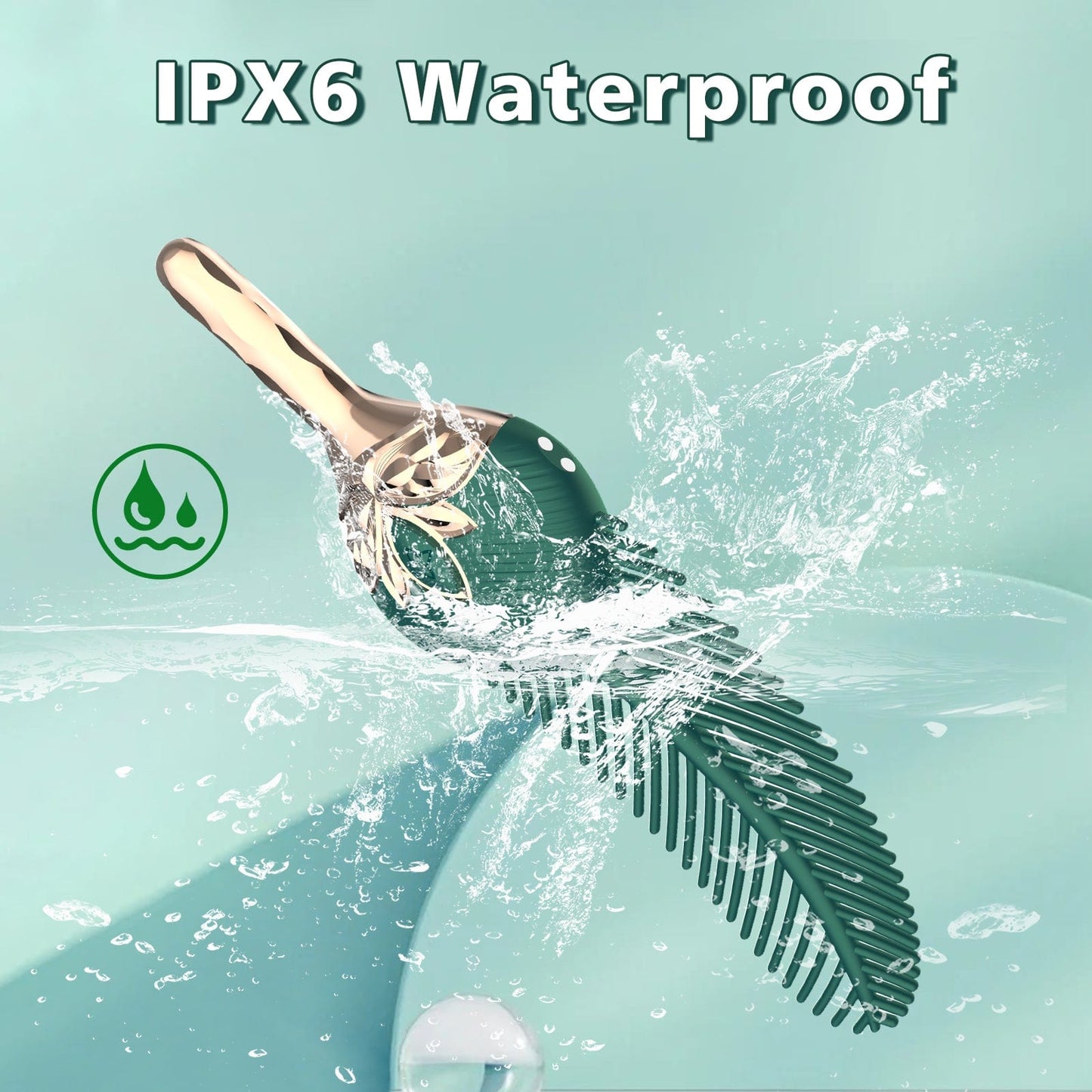 Luxerouse Peacock feather teasing 10 vibrator